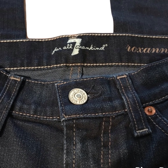 7 For All Mankind Women’s Roxanne Straight Cut Denim Jeans Size 24 - Picture 5 of 8